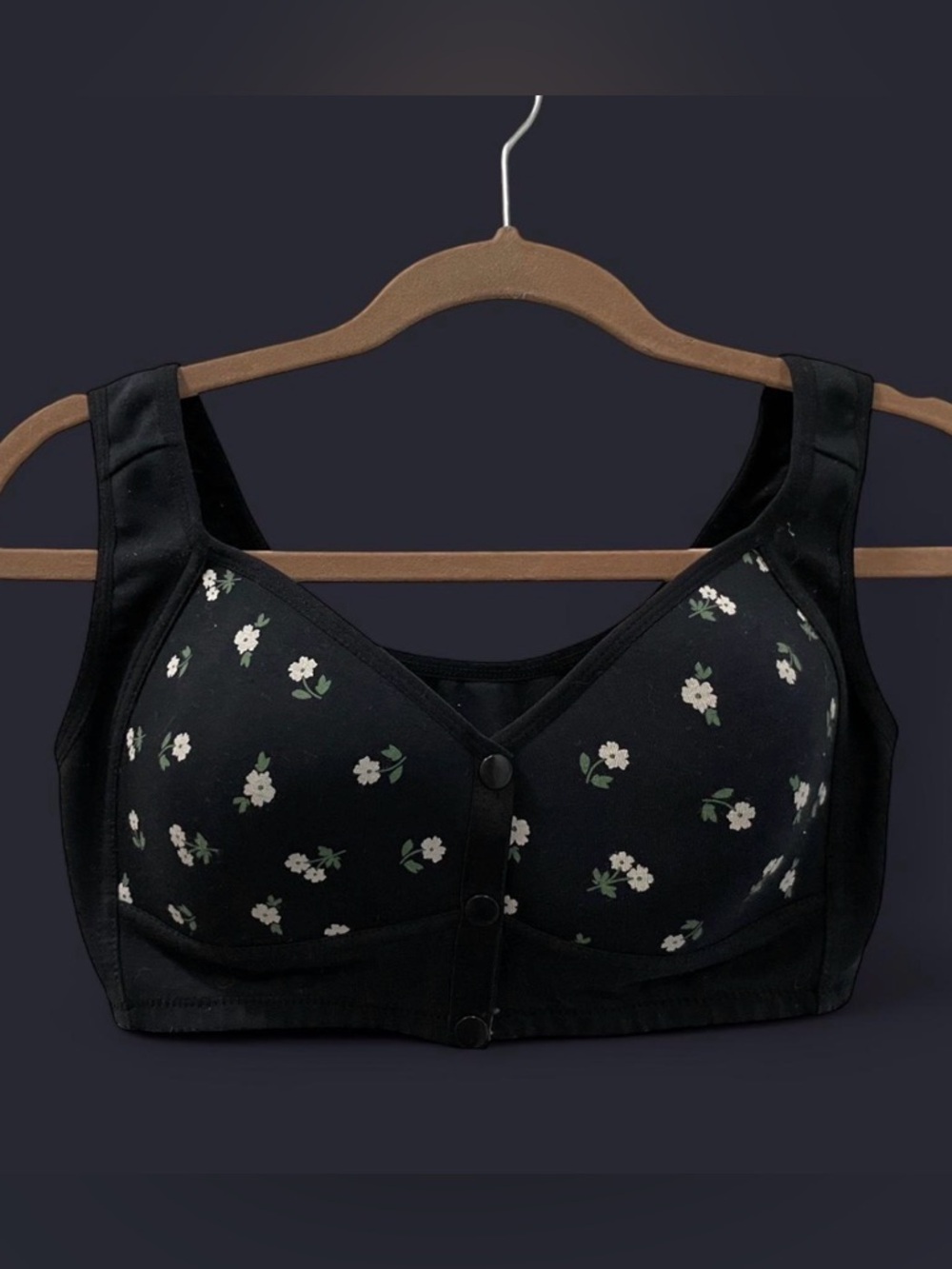 Front-Closure Comfort Bra Set of 3 - 95% cotton - Picture 5 of 14